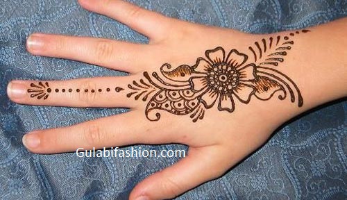 Simple Mehndi Designs For Beginners